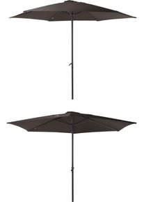 Sonnenschirm Garden Pleasure, grau (anthrazit), Bezug: 100% Polyester, Standschirme, Sonnenschirm, &Oslash; 300 cm, anthrazit