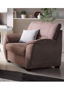 Sit & More Sessel SIT & MORE "Pandora", braun (schoko), B:103cm H:91cm T:90cm, Luxus-Microfaser ALTARA NUBUCK (100% Polyester);Luxus-Microfaser (100% Polyester);Luxus-Microfaser ALTARA NUBUCK (100% Polyester), Sessel, Sessel