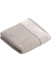 G&auml;stehandt&uuml;cher Vossen "Pure", grau (urban grau), B:40cm L:60cm, Frottier, Obermaterial: 100% Baumwolle, Handt&uuml;cher, G&auml;stehandt&uuml;cher, im Set, Baumwolle & VEGAN, mit eleganter Veloursbord&uuml;re