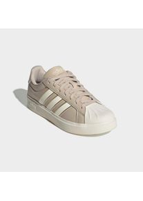 Sneaker adidas Sportswear "STREETTALK", Damen, Gr. 39, wonder beige, sanftes wei&szlig;, gold metallic, Synthetik, Schuhe Sneaker, inspiriert vom Design des adidas Superstar
