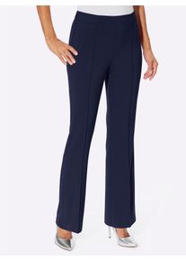 Webhose Lady, Damen, Gr. 23, Kurzgr&ouml;&szlig;en, blau (marine), 63% Polyester, 34% Viskose, 3% Elasthan, unifarben, lang, Hosen Webhose
