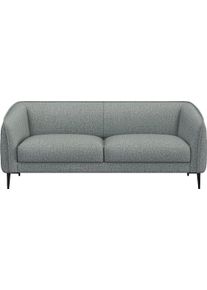 2,5-Sitzer FLEXLUX "Belle Designsofa, Couch, bequem durch Kaltschaum im Sitz", blau (sky blau), B:188cm H:74cm T:89cm, 62% Polyester/17%Cotton/14%Viscose/7%linen, Sofas, 2 5-Sitzer, Skandinavisches Design, In hochwertiger Verarbeitung