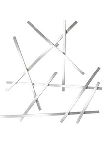 Garderobenhalter SPINDER DESIGN "MATCHES", silber, B:79cm H:79cm T:10cm, Metall, Garderobenhalter, Garderobenhalter, Metall, Breite 79 cm, H&ouml;he 79 cm