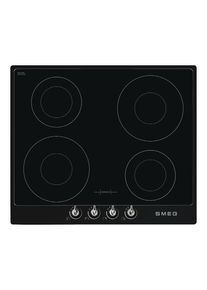 Smeg Induktions-Kochfeld "SI964NM", schwarz, B:59,6cm H:5cm T:51cm, Kochfelder, Induktions-Kochfeld