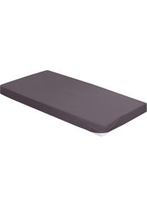 Spannbettlaken Bierbaum "Jersey", grau (titan), 1 Stk., Jersey, 90-100x190-220 30cm, Jersey, Obermaterial: 95% Baumwolle, 5% Elasthan, Bettlaken, Spannbettlaken, 95 % Baumwolle und 5 % Elasthan f&uuml;r optimale Weichheit und Dehnbarkeit