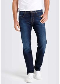 Regular-fit-Jeans MAC "Ben", Herren, Gr. 35, L&auml;nge 34, blau (dunkelblau wash), Denim/Jeans, Obermaterial: 99% Baumwolle, 1% Elasthan, Jeans Regular-fit-Jeans