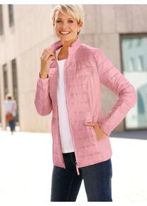 Steppjacke Classic Basics, Damen, Gr. 46, rosa (rosenquarz), 100% Polyester, unifarben, figurumspielend, Jacken Steppjacke