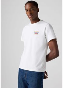 Levi's T-Shirt LEVI'S "LV T-Shirt RELAXED", Herren, Gr. S, wei&szlig;, Jersey, Obermaterial: 100% Baumwolle, bedruckt, relaxed fit h&uuml;ftbedeckend, Rundhals, Shirts T-Shirt
