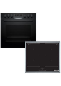 Bosch Induktions Herd-Set "HND677LS62", Energieeffizienz: A+, schwarz, Herdsets, Induktions Herd-Set