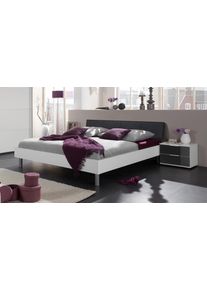 Kopfteil wimex "Easy", grau (beton lichtgrau kunstleder), F&uuml;r Bettbreite 140cm, Polsterauflagen, Kopfteil, gepolstert, mit Kunstleder bezogen