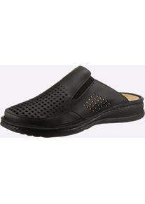Clog MUBB, Herren, Gr. 42, schwarz, Glattleder, Schuhe Clog