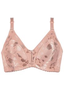 Minimizer-BH Naturana "Minimizer", Damen, Gr. 85, Cup D, pink rose, Obermaterial: 93% Polyamid, 7% Elasthan, gebl&uuml;mt, gemustert, leicht gl&auml;nzend, BHs Minimizer-BH, breite Tr&auml;ger, vorgeformte Cups, ohne B&uuml;gel, gl&auml;nzend, basic, bequem