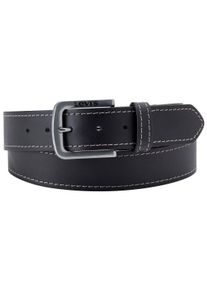 Levi's Lederg&uuml;rtel LEVI'S "LOIRE", Damen, Gr. 80, schwarz, Rindsleder, unifarben, G&uuml;rtel Lederg&uuml;rtel, Unisex