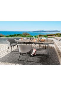 Garten-Essgruppe Destiny "MODENA IMOLA", grau, Polyester, Aluminium, Sitzm&ouml;bel-Sets, Garten-Essgruppe, Aluminium, Olefin, Polywood