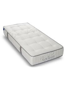 Taschenfederkernmatratze REVOR BEDDING "Anatomic FIX 1000 Latex" Gr. 3, wei&szlig;, B:90cm H:28cm L:200cm, Bezug: 63% Polyester, 34% Viskose, 3% Kaschmir. Steppf&uuml;llung: 100% Polyurethan, Matratzen, Taschenfederkernmatratze, Die Neuerfindung des Federkerns nach einem anatomischen Muster