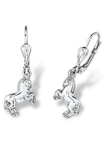 Paar Ohrh&auml;nger Amor "Pferd", silber (silberfarben), Ohrringe, M&auml;dchen, Silber 925 (Sterlingsilber), Paar Ohrh&auml;nger