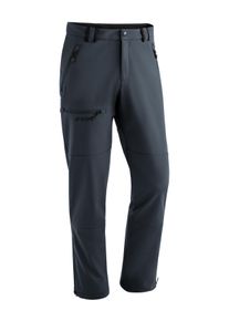 Softshellhose Maier Sports "Adakit M", Herren, Gr. 48, Normalgr&ouml;&szlig;en, grau, Vorderseite: 92% Polyester, 8% Elasthan. R&uuml;ckseite: 100% Polyester, Hosen Softshellhose, Herren Trekkinghose, atmungsaktive Outdoorhose, Regular Fit