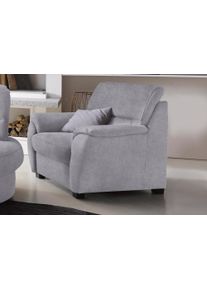 Sit & More Sessel SIT & MORE "Pandora", grau, B:103cm H:91cm T:90cm, Luxus-Microfaser ALTARA NUBUCK (100% Polyester);Luxus-Microfaser (100% Polyester);Luxus-Microfaser ALTARA NUBUCK (100% Polyester), Sessel, Sessel