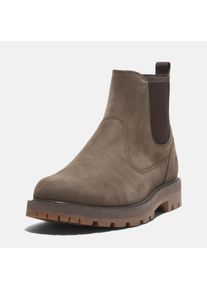 Chelseaboots Timberland "BRITTON ROADMID CHELSEA BOOT", Herren, Gr. 46, braun (medium braun nubuck), Leder, Schuhe Chelseaboots, Stiefelette, Winterschuhe, Ankle Boots