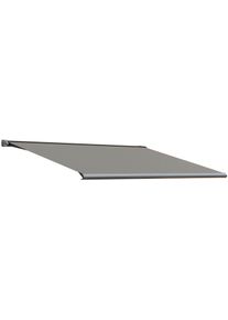 Kassettenmarkise Wismar "S-Compact", grau (dunkelgrau), B:500cm H:19cm, Polyacryl, Markisen, Kassettenmarkise