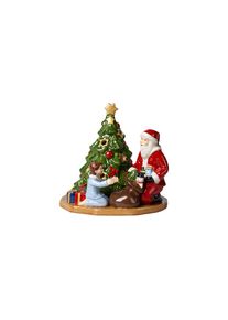 Villeroy & Boch Weihnachtsfigur VILLEROY & BOCH "Windlicht Bescherung Christmas Toys bunt", bunt, Dekofiguren, Weihnachtsfigur