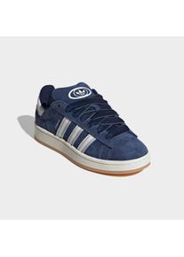 Sneaker adidas originals "CAMPUS 00S", Damen, Gr. 40, blau (night indigo, core wei&szlig;, gum 3), Leder, Schuhe Sneaker