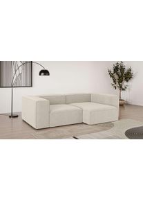 Ecksofa OTTO HOME "XL HAILY L-Form, Modularsofa extra tief, Sitztiefe 100/130 cm", beige (hellbeige), B:260cm H:72cm T:160cm, 100% Polyester, Sofas, Ecksofa, als Modul oder separat verwendbar, f&uuml;r individuelle Zusammenstellung