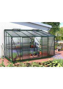 Anlehngew&auml;chshaus Vitavia "Osiris 7800", gr&uuml;n (smaragdgr&uuml;n), B:387cm T:201cm, Gew&auml;chsh&auml;user, Anlehngew&auml;chshaus