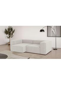 Ecksofa OTTO HOME "XL HAILY L-Form, Modularsofa extra tief, Sitztiefe 100/130 cm", beige (creme), B:260cm H:72cm T:160cm, 100% Polyester, Sofas, Ecksofa, als Modul oder separat verwendbar, f&uuml;r individuelle Zusammenstellung