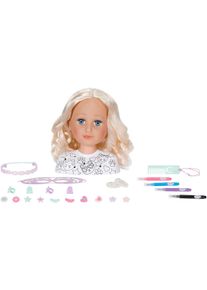 Frisier- & Schminkkopf Baby Born "Stylingkopf Kreativ", bunt, Frisierk&ouml;pfe, KinderH:22cm, Frisier- & Schminkkopf, mit Zubeh&ouml;r, H:22cm