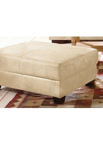 Hocker Home Affaire "Falk", braun (mocca), B:103cm H:42cm T:73cm, Microfaser Antiklederoptik (100% Polyester);Microfaser PRIMABELLE (100% Polyester);Luxus-Microfaser (100% Polyester);NaturLEDER (echtes Rindsleder), Hocker, Hocker, in 4 Bezugsqualit&auml;ten, gro&szlig;