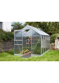 Gew&auml;chshaus Vitavia "Apollo 5000", silber (silberfarben), B:194cm T:263cm, Gew&auml;chsh&auml;user, Gew&auml;chshaus