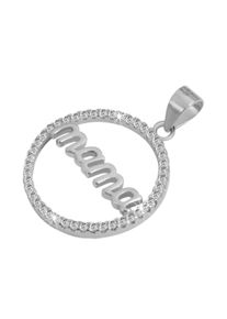 Adelia&acute;s Kettenanh&auml;nger ADELIA&acute;S "Damen Anh&auml;nger aus 925 Silber mit Zirkonia", silber, Schmuckanh&auml;nger, Damen, Kettenanh&auml;nger