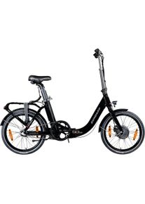 Z&uuml;ndapp E-Bike Z&Uuml;NDAPP "ZXT20" Gr. 38, schwarz (schwarz, schwarz), Elektrofahrr&auml;der, 38cm, 20 Zoll (50,80cm), E-Bike, Pedelec, Elektrofahrrad f&uuml;r Damen u. Herren