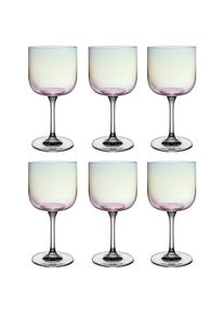 Weinglas "Weingl&auml;ser Like Glass 270 ml 6er Set", bunt (pearl), 6 tlg., Glas, LIKE. BY VILLEROY & BOCH, Trinkgef&auml;&szlig;e, Weinglas