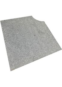 Beckenrandstein KWAD "Padang Dark", grau (anthrazit &ndash; g654), B:300cm H:3cm L:400cm, Granit, Bausteine, Beckenrandstein, Granitumrandung f&uuml;r verschiedene Poolgr&ouml;&szlig;en