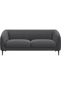 2,5-Sitzer FLEXLUX "Belle Designsofa, Couch, bequem durch Kaltschaum im Sitz", grau (dervit grau), B:188cm H:74cm T:89cm, 100% Polyester, Sofas, 2 5-Sitzer, Skandinavisches Design, In hochwertiger Verarbeitung