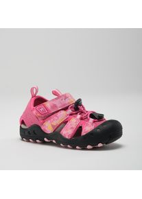 Sandale Kamik "Crab Print", M&auml;dchen, Gr. 24, rosa (pink, rose), Synthetik, Schuhe Sandale, Sandale mit Zehenschutz