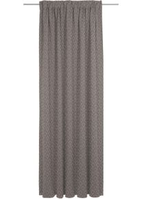 Vorhang Adam "Urban Cactus" Gr. 4, braun (dunkelbraun), B:142cm H:245cm, Jacquard, Baumwolle, Gardinen, Vorhang, aus 100% Bio-Baumwolle
