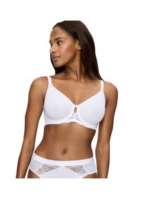 B&uuml;gel-BH Triumph "Wild Azalea Florale W01", Damen, Gr. 90, Cup D, wei&szlig;, Microtouch, Obermaterial: 77% Polyamid, 20% Elasthan, 3% Polyester, BHs B&uuml;gel-BH, verkleinert die Brust optisch um eine Cup-Gr&ouml;&szlig;e