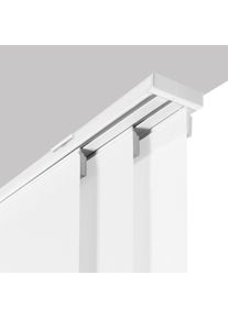 Gardinenschiene SN DECO GROUP "Fl&auml;chenprofil SP Set 3-l&auml;ufig" Gr. 7, wei&szlig;, L:400cm T:5,1cm, Aluminium, Gardinenstangen, Gardinenschiene