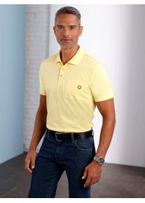 Poloshirt CLASSIC "Kurzarm-Poloshirt", Herren, Gr. 56/58, gelb (zitrone), 100% Baumwolle, unifarben, Shirts Poloshirt