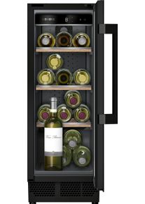 Siemens Weink&uuml;hlschrank "KU20WVHF0", Energieeffizienz: F, schwarz, B:29,8cm H:81,8cm T:56,7cm, Weink&uuml;hlschr&auml;nke, Weink&uuml;hlschrank