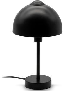 B.K.LICHT Tischleuchte "BK_TL1529 Retro Tischlampe, E14 Fassung, Matt-Schwarz", schwarz, 1, &Oslash; 18cm H: 32cm, 1 Stk., Leuchten, Nachttischlampe, Bettlampe, Kabelschalter, Ohne Leuchtmittel(max. 25W), Tischleuchte
