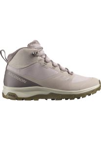 Winterstiefel Salomon "OUTSNAP CSWP W", Damen, Gr. 42, braun (etherea, iron, coyote braun), Synthetik, Textil, Schuhe Winterstiefel, Winterschuhe, Winterboots, Snowboots, wasserdicht