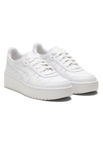 Plateausneaker asics SPORTSTYLE "JAPAN S PF", Damen, Gr. 42,5, wei&szlig;, Synthetik, unifarben, Schuhe Plateausneaker