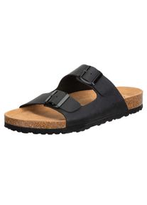 Pantolette Lico "Pantolette Alvaro", Herren, Gr. 49, schwarz, Leder, Schuhe Pantolette, Topseller
