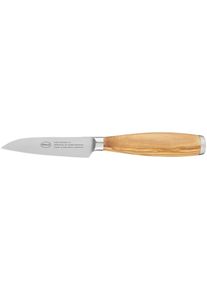 R&ouml;sle Gem&uuml;semesser R&Ouml;SLE "Artesano", braun (holzfarben, silberfarben), Klingenl&auml;nge 9cm, Olivenholz, Spezialklingenstahl, Kochmesser, Gem&uuml;semesser, f&uuml;r Obst und Gem&uuml;se, Made in Solingen, Klingenspezialstahl, Olivenholz
