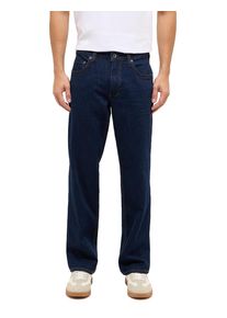 Straight-Jeans Mustang "Herren Style Big Sur Straight", Herren, Gr. 31, L&auml;nge 30, blau (901 dunkelblau), Denim/Jeans, 99% Baumwolle, 1% Elasthan, straight fit, Jeans Straight-Jeans
