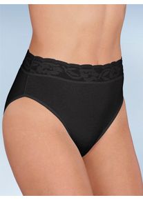 w&auml;schepur Slip W&Auml;SCHEPUR, Damen, Gr. 48, 5 Stk., schwarz, 95% Baumwolle, 5% Elasthan, Unterhosen Slip